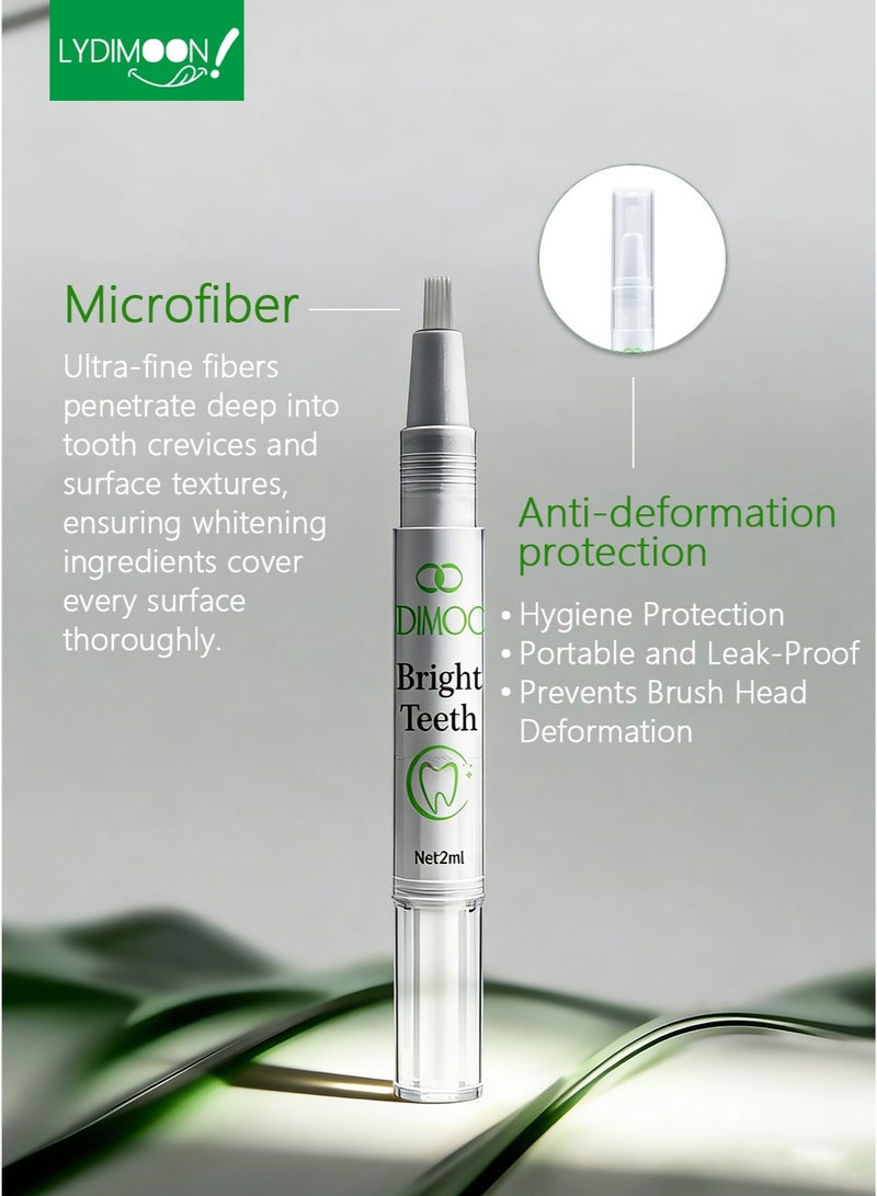 LYDIMOON Teeth Whitening Gel Pen | Gentle Stain Removal & Brightening, Portable & Non-Irritating 2ml - Image 3