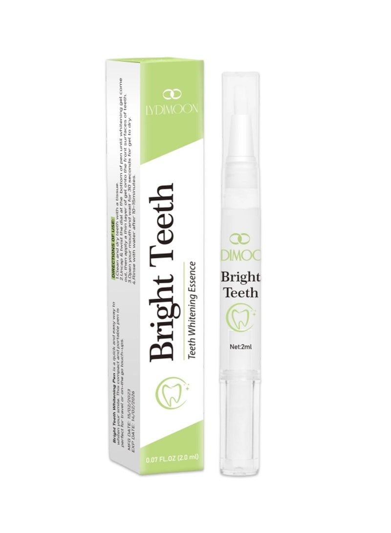 LYDIMOON Teeth Whitening Gel Pen | Gentle Stain Removal & Brightening, Portable & Non-Irritating 2ml - Image 1
