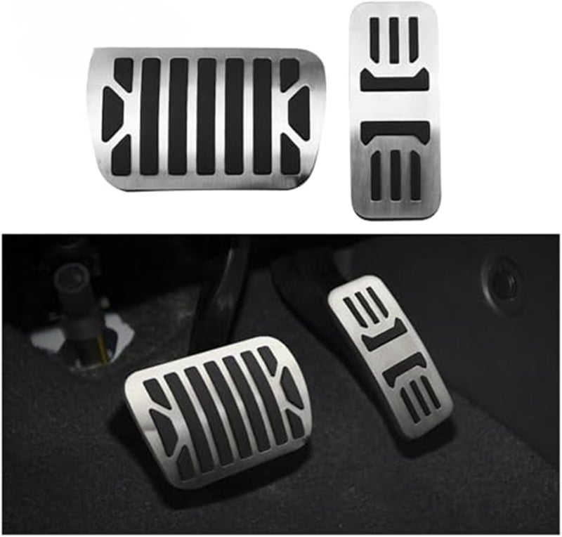 DEMULAX Stainless Steel Car Pedal Covers for Jaguar XJ IV X351 - Image 4