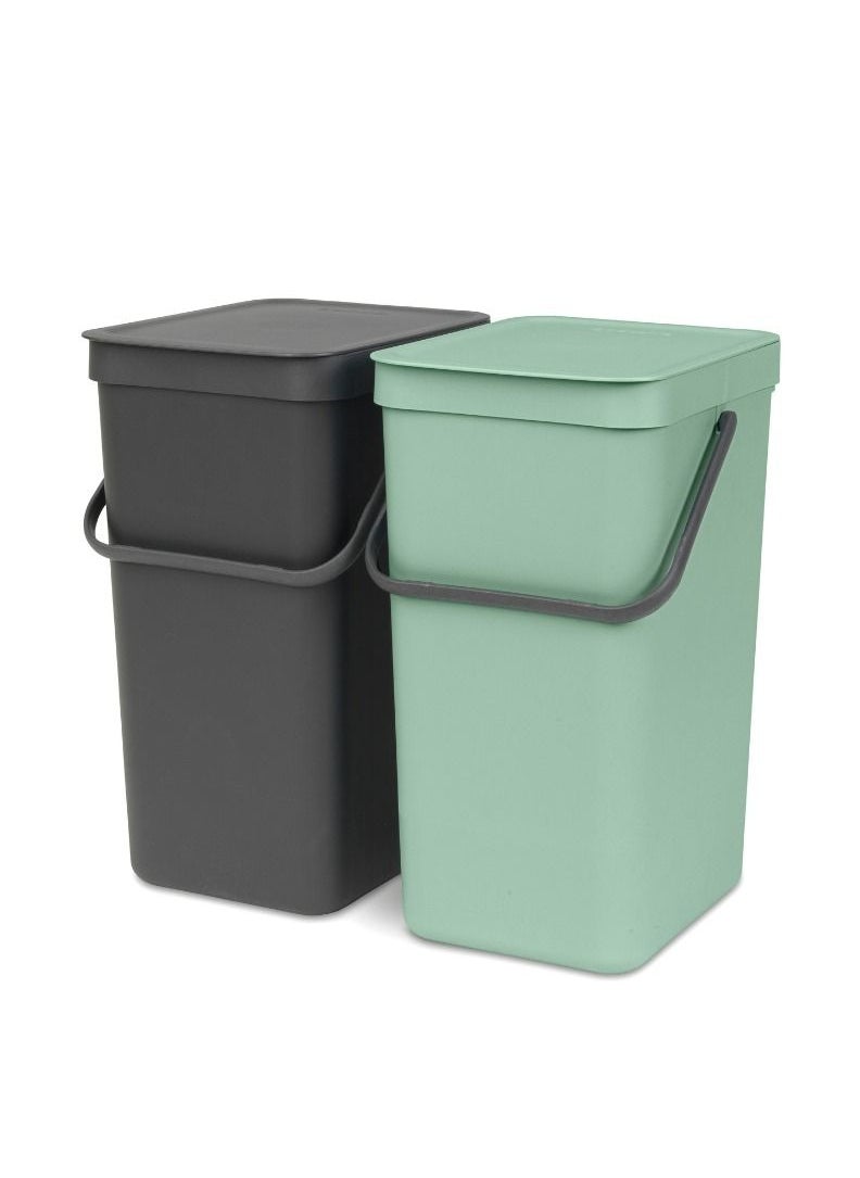brabantia - BRABANTIA Set of 2 Built in Trash Bin 16 litre - Image 1