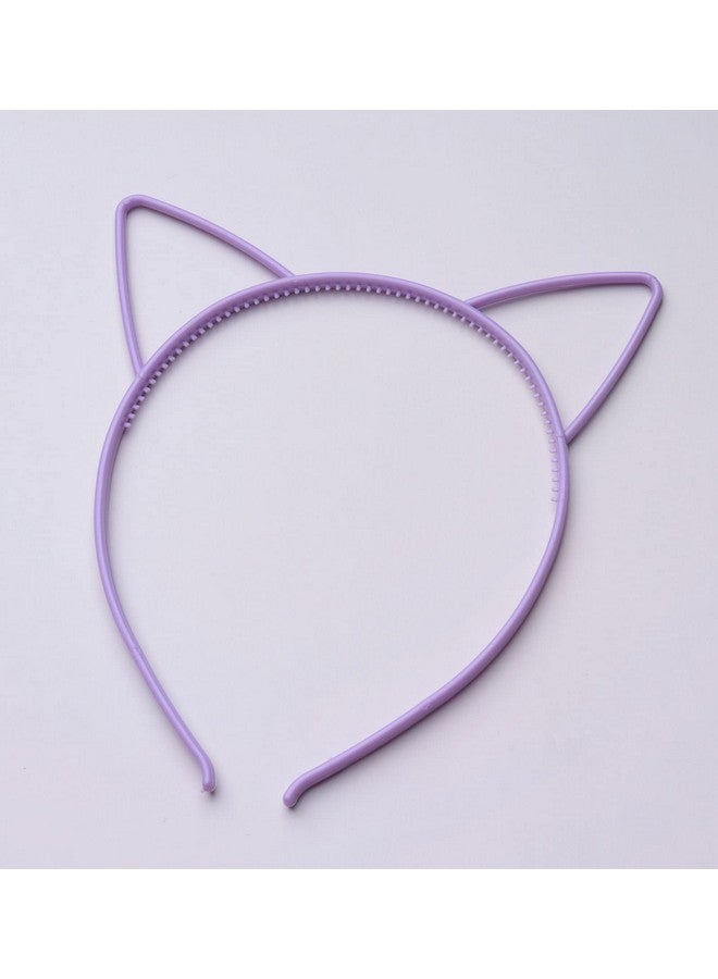 sowaka Owaka 5 Pcs Cat Ear Headband Plastic Cute Multi Color Hair Bands Hair Hoops Headwear Accessories For Women Girls Birthday Parties Decoration Costume Daily Wear - Image 4