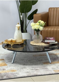 Living Foldable Legs Floor Center Table For Living Room, Kitchen, Meeting Room, Multi-Functional Coffee Table 90 CM  - Image 1