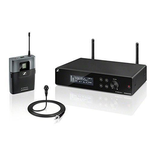 SennheiserXSW 2-ME2-A Wireless 2 Lavalier Omni-directional Microphone System. Ideal for public speakers, presenters, Conferences, House of worship, Interviewers, Auditoriums, Stage plays or rehersals - Image 1