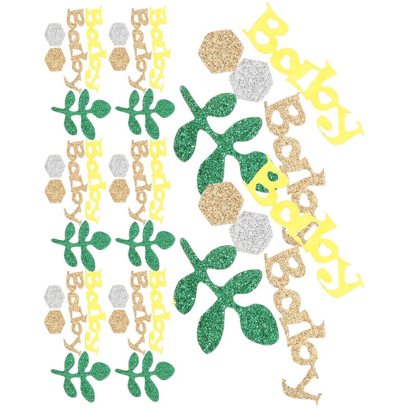 Sage Green Confetti Circles Party Scatter for Wedding Birthday Table Decoration - Image 2