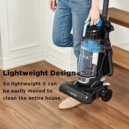 Eureka NEU10AE5 Powerful Bagless Upright Vacuum Cleaner Carpet and Floor, AirSpeed Ultra-Lightweight Vacuum Cleaner, w/ Replacement Filter, Blue - Image 2