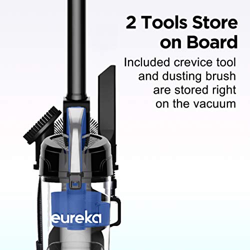 Eureka NEU10AE5 Powerful Bagless Upright Vacuum Cleaner Carpet and Floor, AirSpeed Ultra-Lightweight Vacuum Cleaner, w/ Replacement Filter, Blue - Image 4