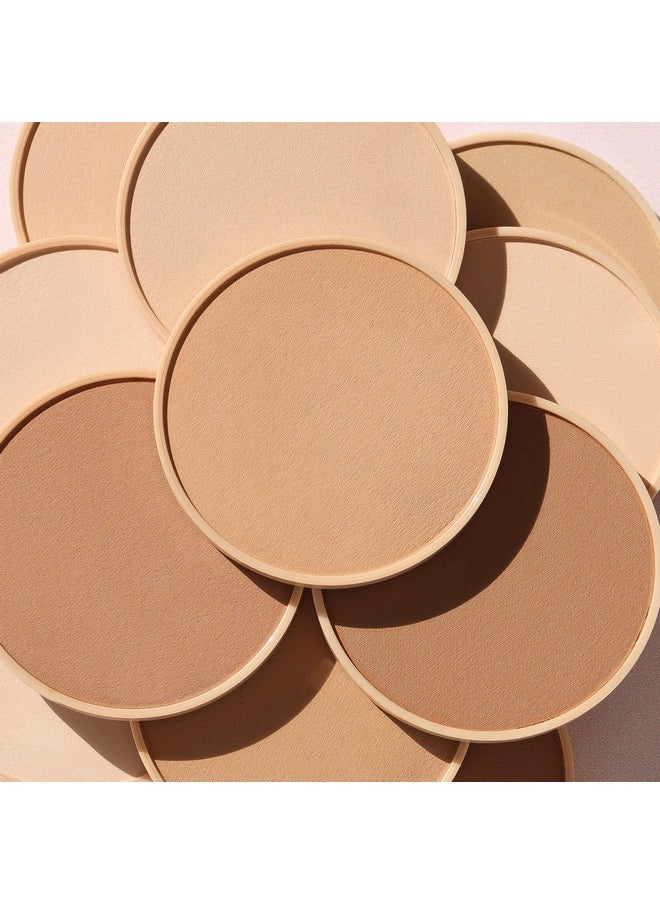 Wander Beauty Wanderlust Powder Foundation Golden Medium Blurs And Evens Skin Tone Perfects & Hydrates With Hyaluronic Acid Aloe Honeysuckle & Vitamin E Lightweight Buildable Coverage  - Image 4