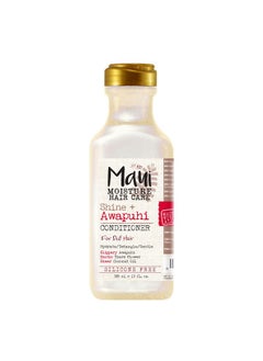 MAUI MOISTURE Maui Moisture Shine + Awapuhi Moisturizing Vegan Conditioner with Oils for Shiny Hair Silicone & SulfateFree Surfactant Aloe Conditioner to Hydrate Detangle Hair, Coconut, 13 Fl Oz  - Image 1
