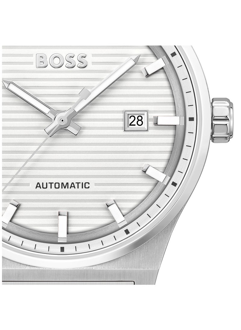 HUGO BOSS HUGO BOSS ROUND ANALOG MEN'S WHITE CASE WATCH - 1514186  - Image 4