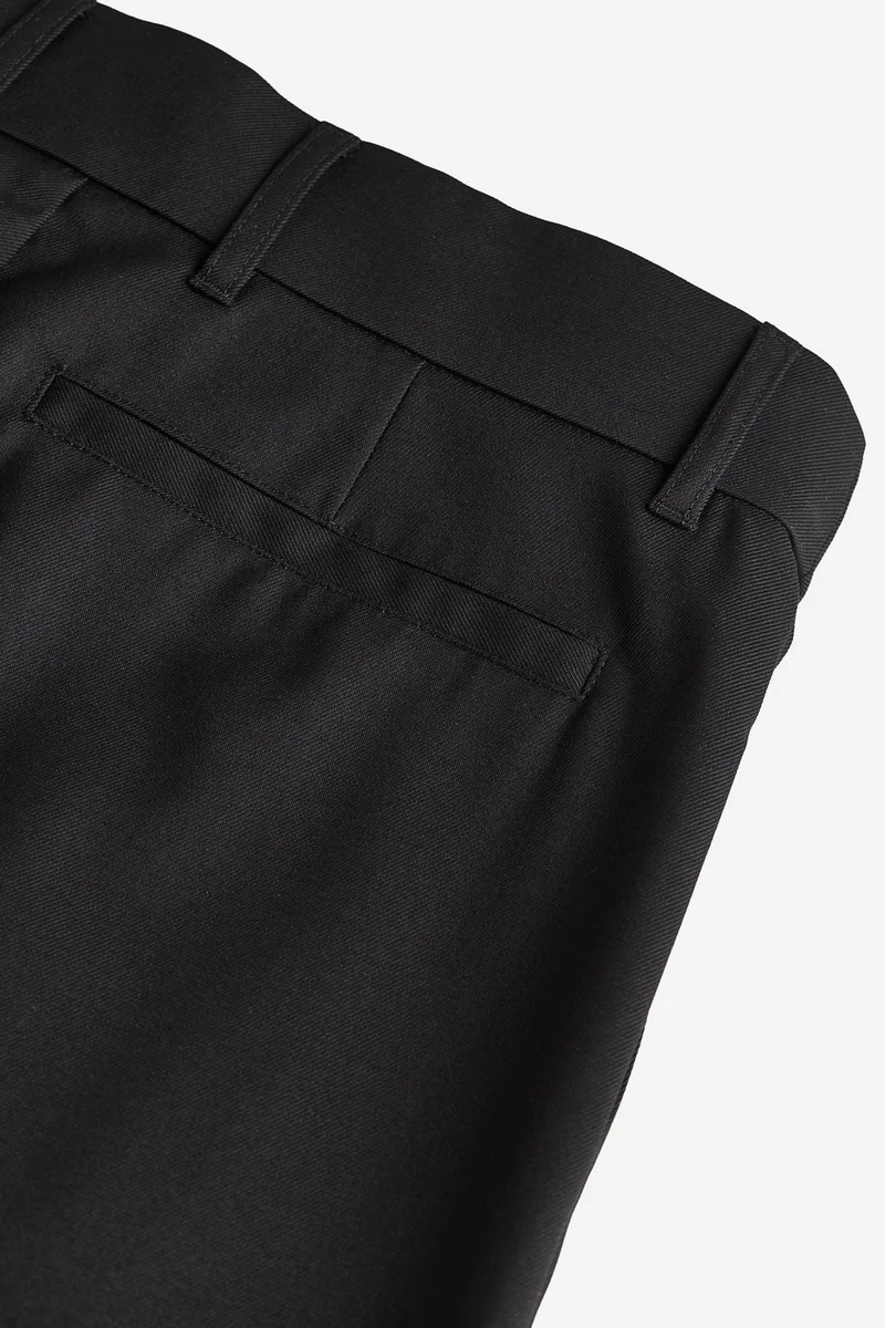H&M Low-waist twill trousers