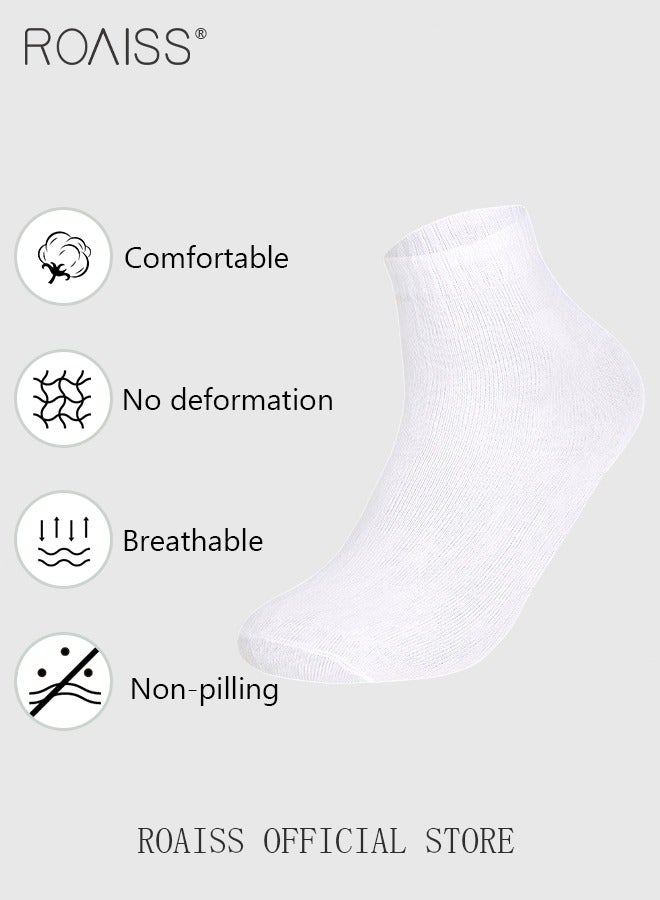roaiss 5 Pairs Disposable Compressed Socks, Portable Throwaway Short Socks, Breathable Mid Calf Socks Set, Suitable for Travel, Gym and Daily Life - Image 4