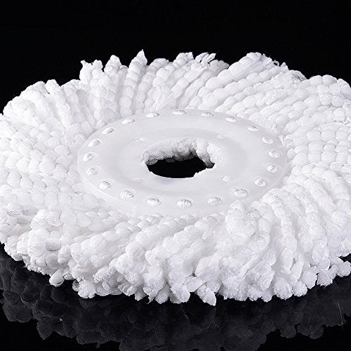 DANGSHAN 3 Pack Mop Head Replacement Spin Mop Replacement Head Microfiber Spin Mop Refills Easy Cleaning Round Shape Standard Size - Image 5