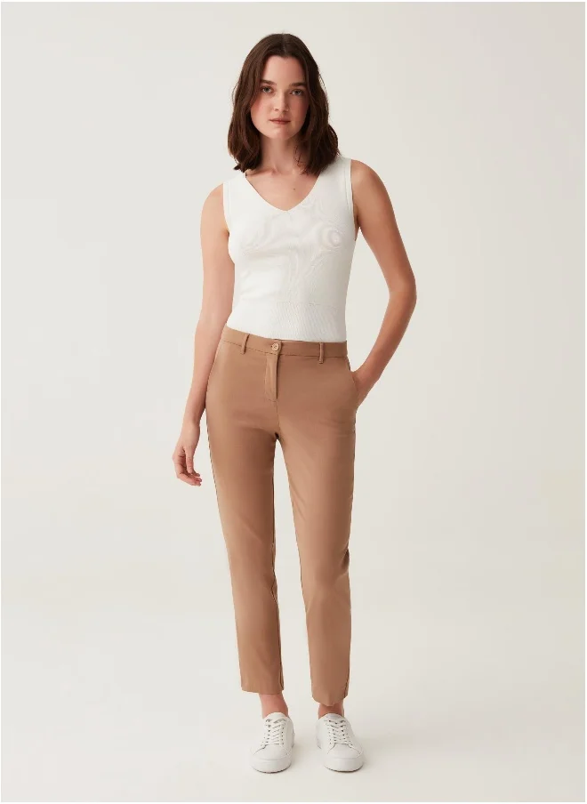 او في اس Stretch chino trousers