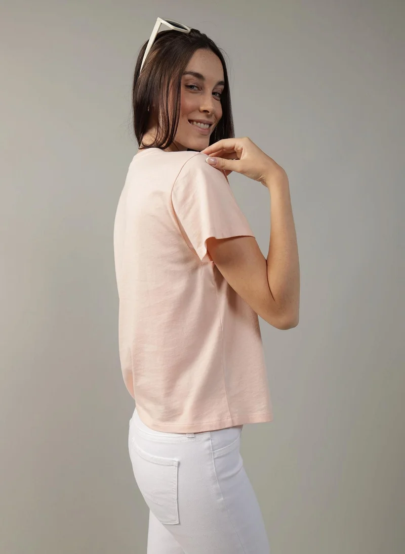 امريكان ايجل Printed Short Sleeve T-Shirt