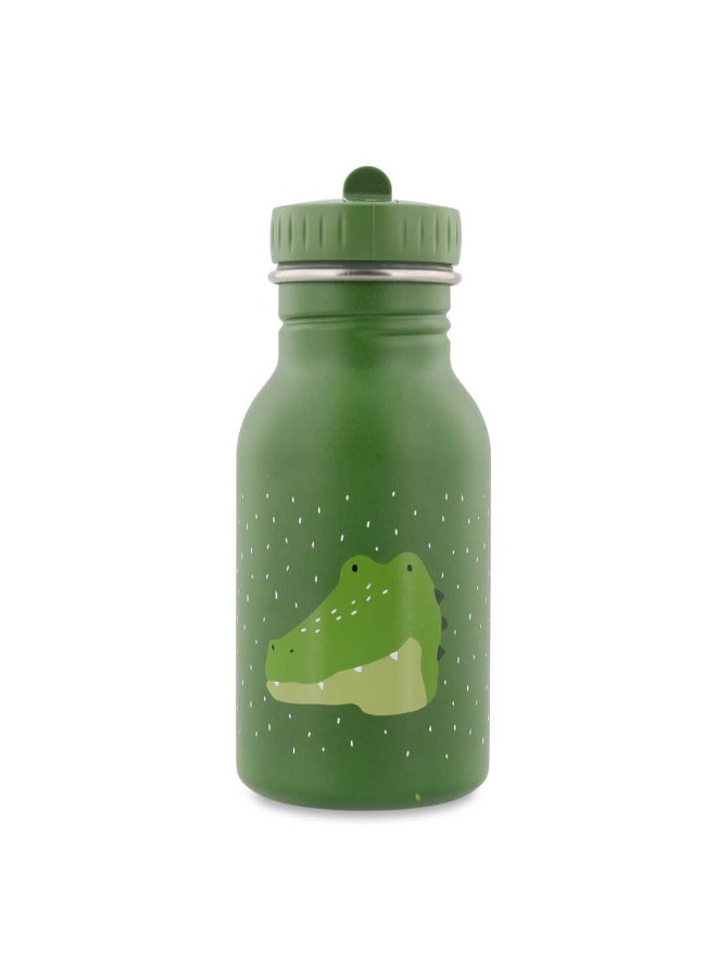 Trixie Stainless Steel Kids Water Bottle - 350ml - Mr.Alligator - Image 1