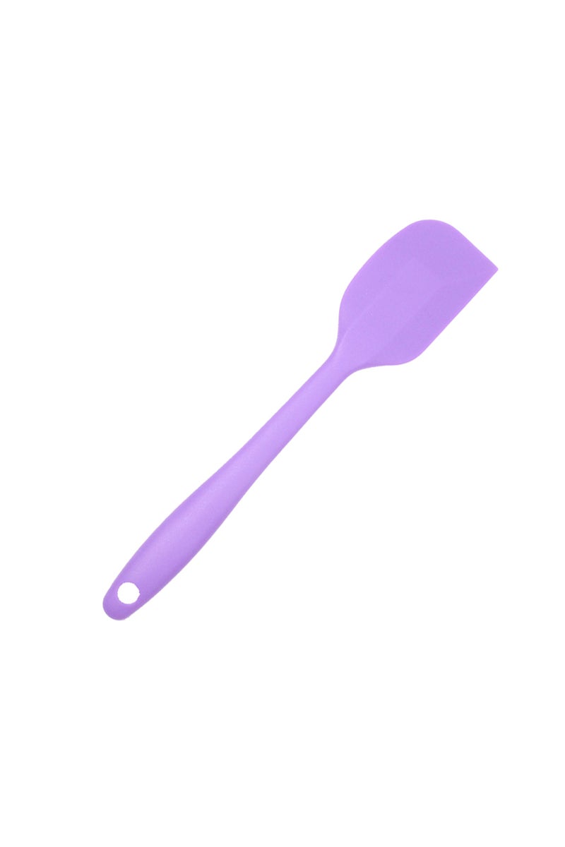 Purple Leeseph 8 inch Silicone Spatula - 1 Small Heat Resistant Non-Stick Cooking Utensils (Multicol