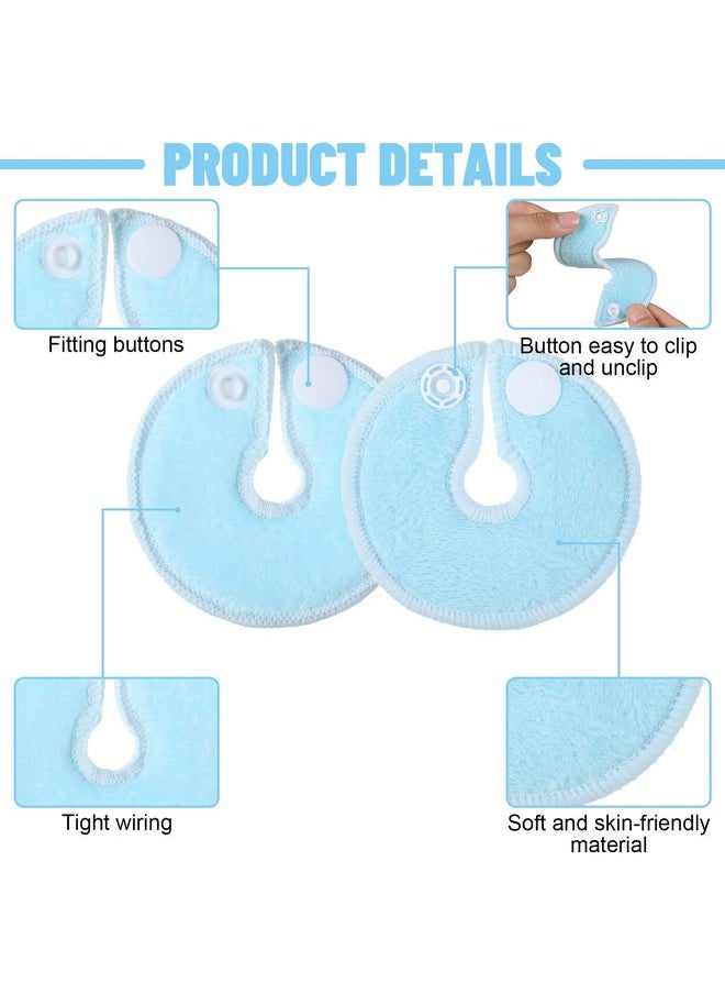 Tondiamo - 28 Packs G Tube Pads Holder Abdominal G Tube Button Pads Soft G Tube Covers Absorbent G Tube Pads Feeding Tube Accessories Peg Tube Supplies Feeding Tube Pads Cotton Pads For Nursing Care - Image 1