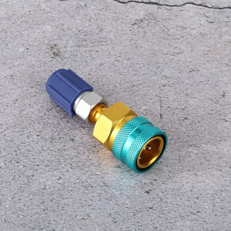 Brass R1234YF to R134A Quick Coupler Low Side AC Adapter for European Cars - Image 3