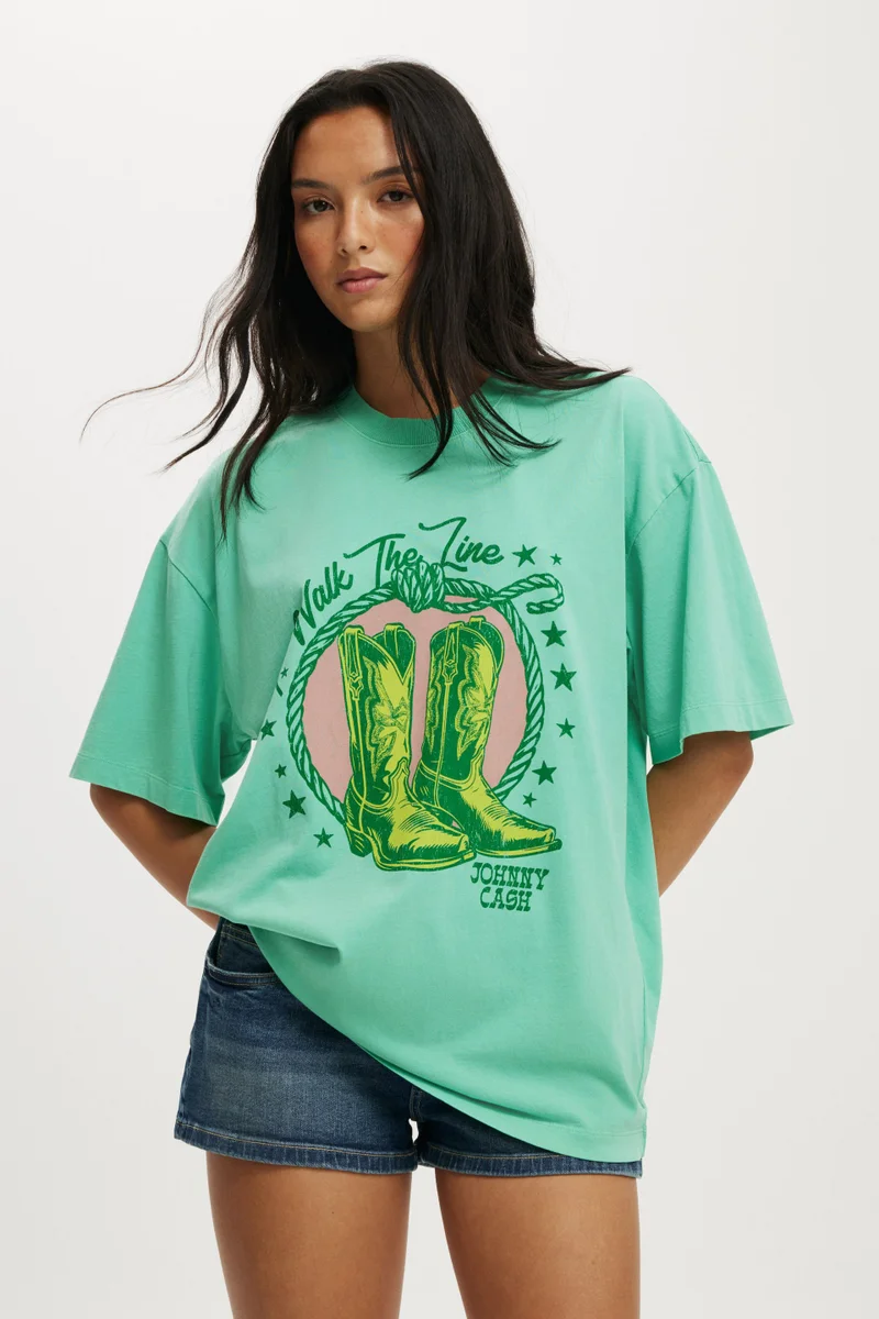 Cotton On The Lcn Music Boxy Graphic Tee