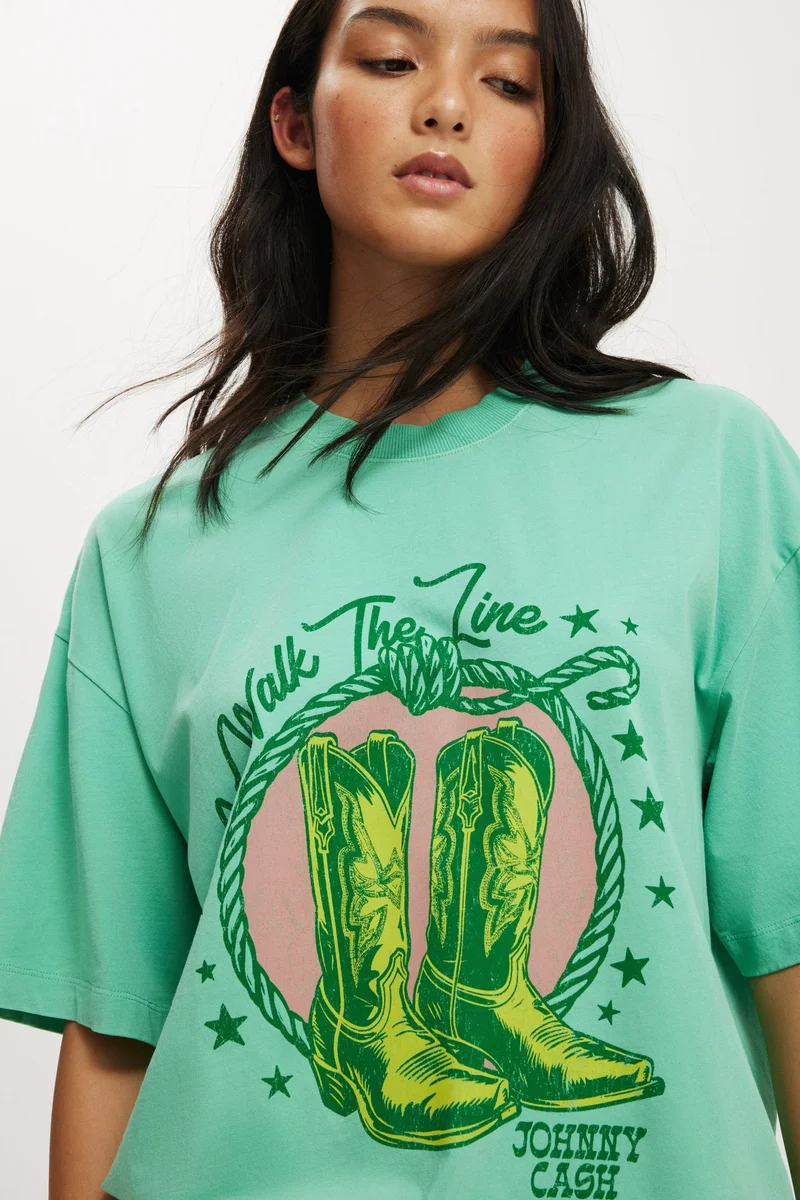 Cotton On The Lcn Music Boxy Graphic Tee
