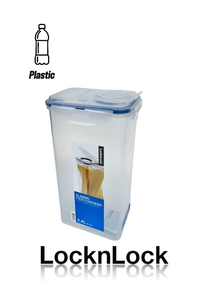 LOCK & LOCK - LocknLock 2.4L Rectangular  Airtight Food Storage  with Flip Lid - BPA-Free, Microwave, Freezer, and Dishwasher Safe - Image 1