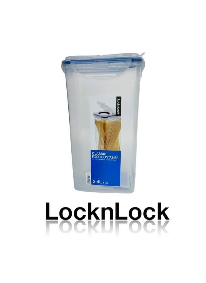 LOCK & LOCK - LocknLock 2.4L Rectangular  Airtight Food Storage  with Flip Lid - BPA-Free, Microwave, Freezer, and Dishwasher Safe - Image 1