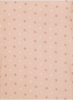 Styli Dobby Longline Top & Wide Leg Pants Modest Set  - Image 3