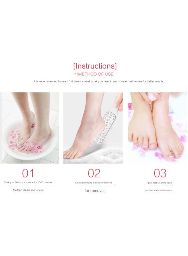 مبرد باديكير، أداة تنظيف القدمين، منظف القدمين على الوجهين، باديكير مسامير القدم لإزالة الجلد الميت، مطحنة القدم - Image 5