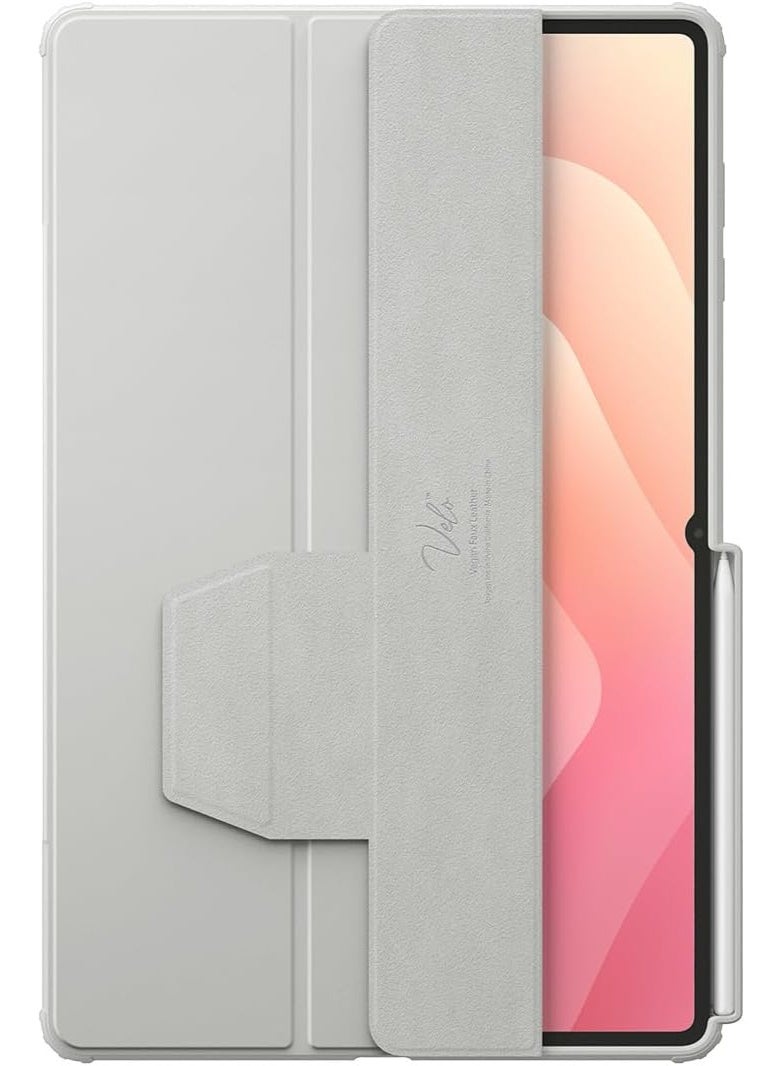 Spigen Air Skin Pro Samsung Galaxy Tab S11 ULTRA Case Cover 14.6 inch (2025) Magnetic Detachable Tri-Fold Cover Clear Back with S Pen Holder - Gray - Image 3