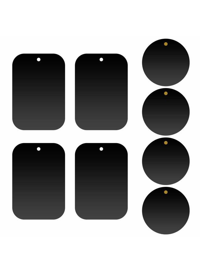 cellet Pack of 8 Metal Plate Replacement Magnet Disk with 3M Strong Sticky Adhesive for Magnetic Cradle-Less Cup Holder, Dashboard, Windshield, CD Slot, or Air Vent Phone Mounts - Image 1