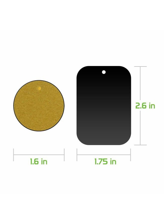 cellet Pack of 8 Metal Plate Replacement Magnet Disk with 3M Strong Sticky Adhesive for Magnetic Cradle-Less Cup Holder, Dashboard, Windshield, CD Slot, or Air Vent Phone Mounts - Image 3