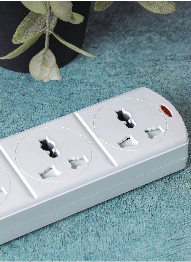 Olsenmark - Olsenmark 3 Way Extension Socket 13A Extension Lead Strip, Led Indicators, Child Safe, Over Current Protected - Image 1