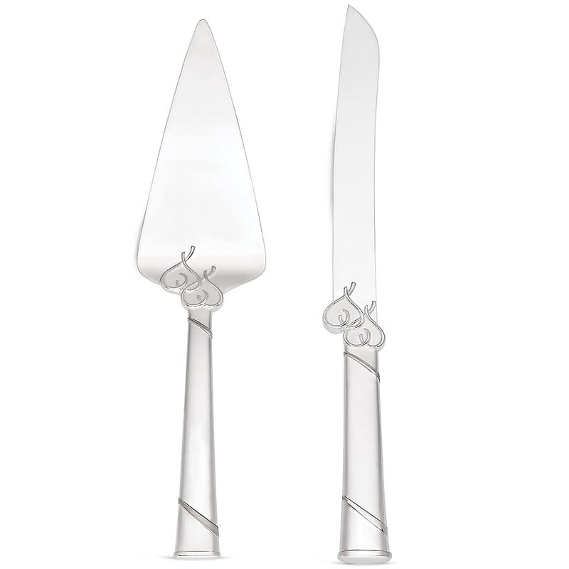 Lenox 812615 True Love Cake Knife & Server, Metallic - Image 1