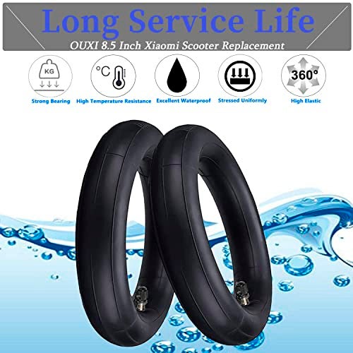 Cooryda 2 Pack 8.5‘’x2‘’ Inner Tube,8 1/2x2 Pneumatic Tyres for Scooter Gotrax 50/75-6.1,Xiaomi M365,8.5x2 Electric Scooter Tire Replacement Wheels Butyl Rubber Scooter Tire Wheel for Front Rear - Image 3