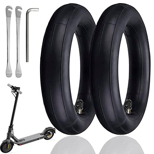 Cooryda 2 Pack 8.5‘’x2‘’ Inner Tube,8 1/2x2 Pneumatic Tyres for Scooter Gotrax 50/75-6.1,Xiaomi M365,8.5x2 Electric Scooter Tire Replacement Wheels Butyl Rubber Scooter Tire Wheel for Front Rear - Image 1