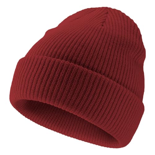 NORTHWIND Winter Cap for Men, Winter Cap for Women, Beanie Cap for Men, Woolen Cap for Man, Woolen Cap for Women, Beanie Cap for Woman, Winter wear (Marron) - Image 1