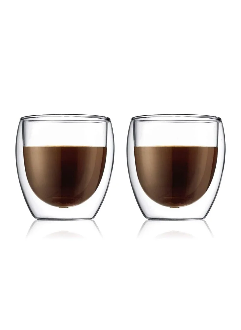 بودوم Bodum Pavina Double Wall Glass, Set of 2, 250ml