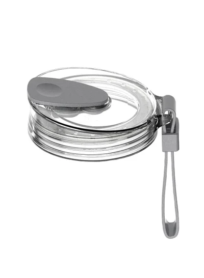 blendjet V2 ORBITER Drinking Lid | Fully Rotatable Easy to Drink Cover w/ Carrying Strap, Hygienic, Leak-Proof, One-hand Operation, Easy Clean, Compatible w/ 16oz & 20oz Jar