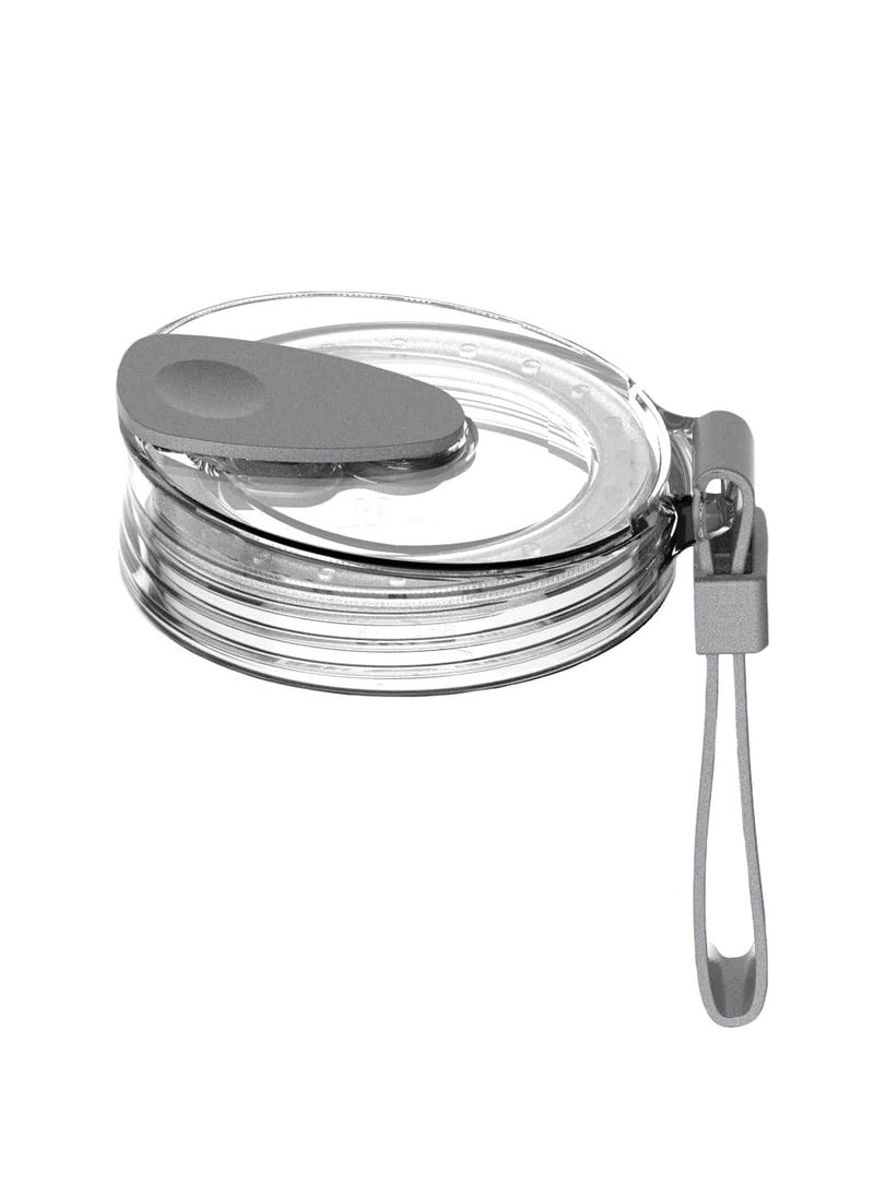 blendjet - V2 ORBITER Drinking Lid | Fully Rotatable Easy to Drink Cover w/ Carrying Strap, Hygienic, Leak-Proof, One-hand Operation, Easy Clean, Compatible w/ 16oz & 20oz Jar - Image 1