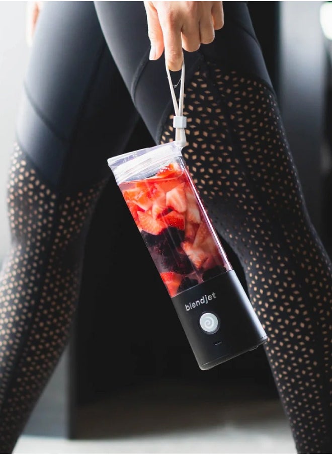 blendjet - V2 ORBITER Drinking Lid | Fully Rotatable Easy to Drink Cover w/ Carrying Strap, Hygienic, Leak-Proof, One-hand Operation, Easy Clean, Compatible w/ 16oz & 20oz Jar - Image 1