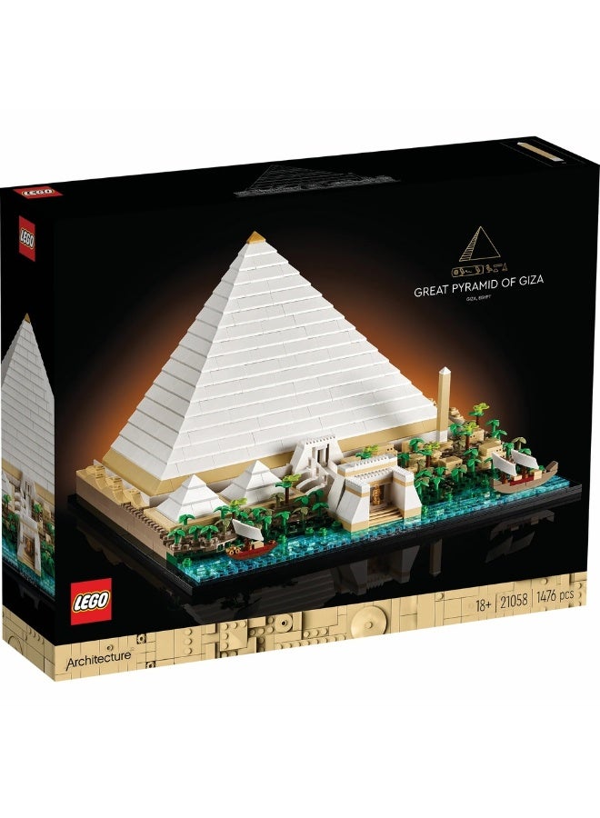 LEGO LEGO - Architecture Great Pyramid of Giza 1476 Pieces - 21058 - Image 1