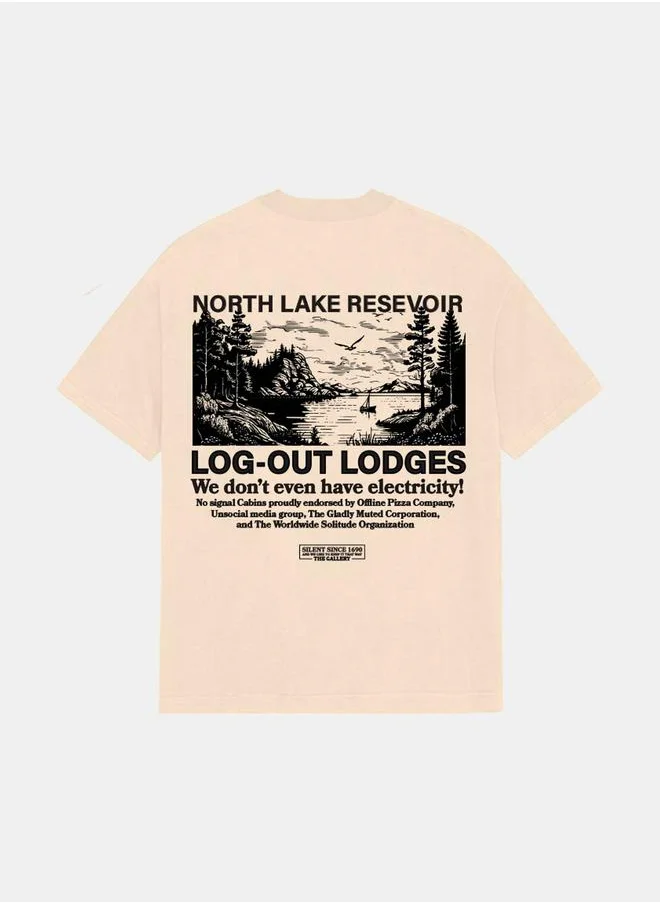 JACK & JONES Cottage Crew Neck Oversized T-Shirt