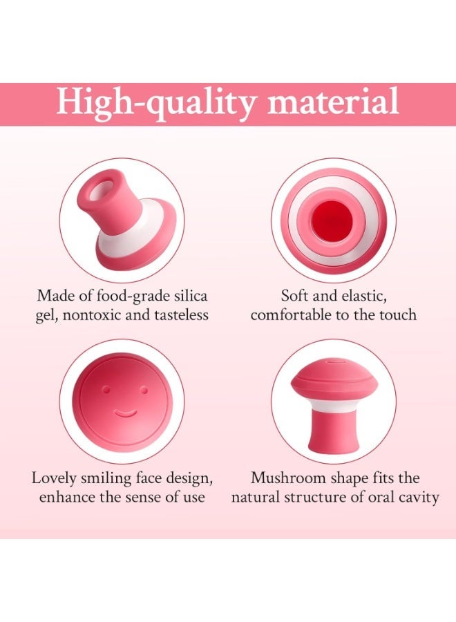 Facial Jaw Exerciser, Jaw Face Slimmer, Jaw Trainer & Jawline Shaper - Silicone, BPA Free, Jaw Liner Tool for Tone Face, Face Fat Reducer, Remove a Double Chin, Women Men（pink） - Image 3