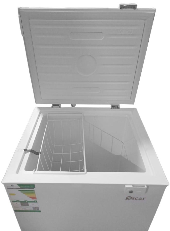 أوسكار فريزر افقي - 99 لتر  - 3.5 قدم - أبيض - OCF100LW - Image 3