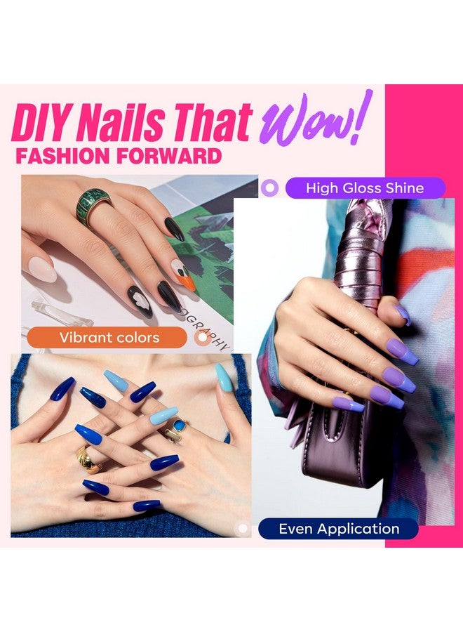 MEFA 34 Pcs Gel Nail Polish Kit with U V Light 48W, 20 Colors All Seasons Collection Nude Pink Red Gel Nail Polish Set with Base and Matte/Glossy Top Coat Nail Art Manicure Tools DIY Salon Home - Image 4