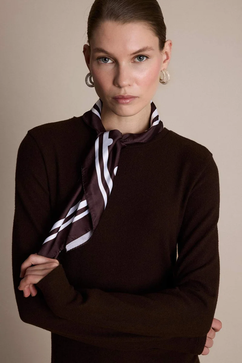 Defacto Woman Printed Satin
