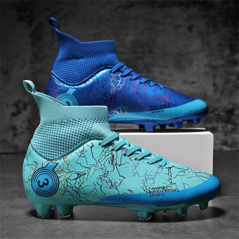 DISRATEBLU Kids Soccer Shoes Boys Football Cleats Professional Athletic Outdoor Trainning Football Shoes Youth Girl Turf Soccer Cleats - Image 3