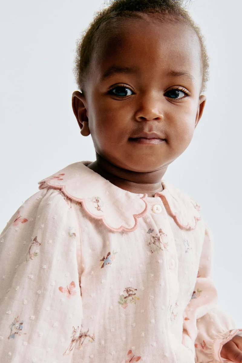 H&M Cotton muslin blouse