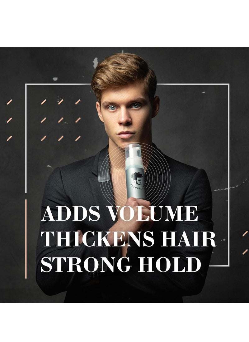 Avenue Man - Avenue Man Sculpting Foam for Men (7oz) - Firm Hold Volumizing Hair Mousse with Herbal Extracts Styling Hair Products - Alcohol and Paraben Free - Hair Volumizer - Image 1