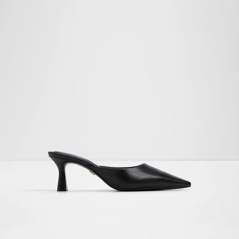 GOLDENLIGHT Solid Mule Heels